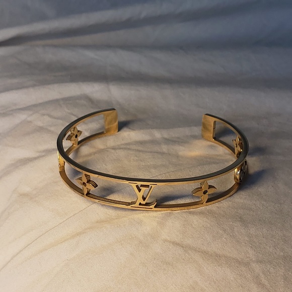 Louis Vuitton Jewelry - Louis Vuitton Logo Cuff Bracelet